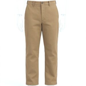 Eddie Bauer Khaki Straight Fit Pants Men's 34x30 Cotton Blend